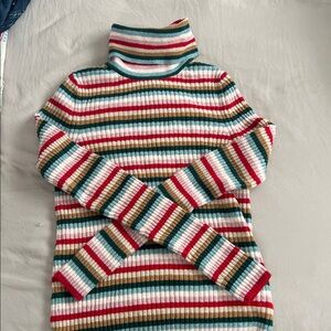 GAP stripe turtleneck sweater size small